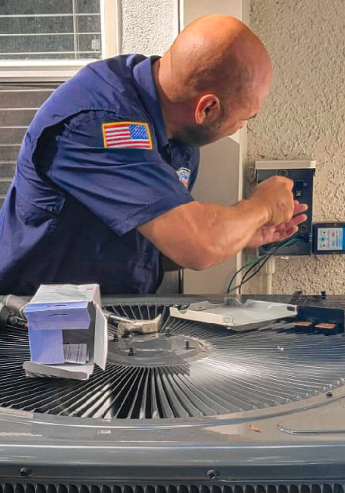 Emergency HVAC repairs performed by steve, a friendly, knowledgeable, hvac professional